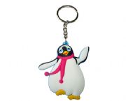 企鹅PVC软胶钥匙扣