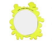 黄色珊瑚单面化妆镜,HP-022062