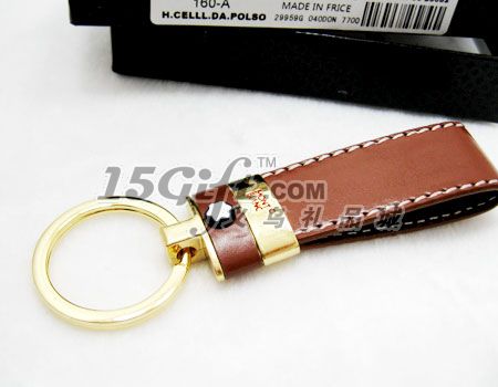 高级真皮钥匙扣,HP-022477