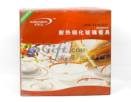 中国联通钢化玻璃餐具,HP-025240