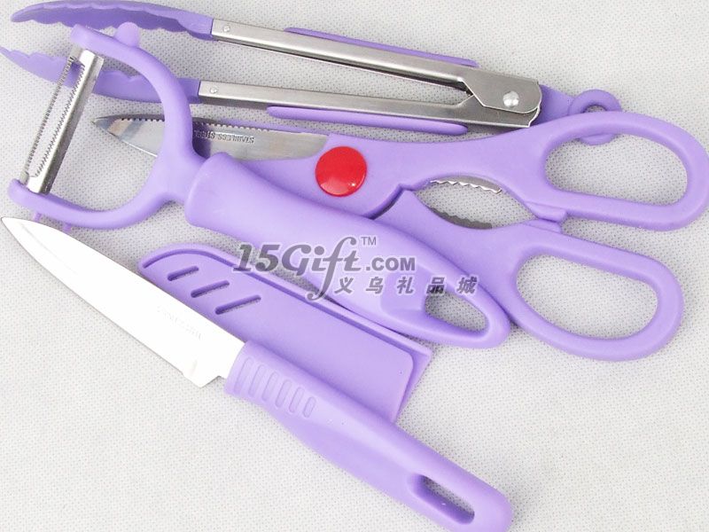 紫色厨具4件套,HP-026274