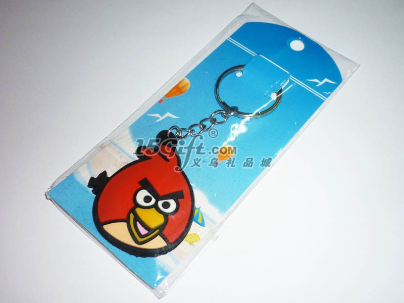 愤怒的小鸟PVC软胶钥匙扣,HP-028418